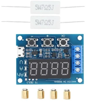 AJMRTC ZB2L3 Battery Capacity Tester, 1.2V to 12V Li-ion Lithium & Lead-acid Battery Resistance Discharge Capacity Meter, Digital Battery Detector for Battery Capacity Testing and Internal Resistance AJMRTC ZB2L3 Battery Capacity Tester, 1.2V to 12V Li-ion Lithium & Lead-acid Battery Resistance Discharge Capacity Meter, Digital Battery Detector for Battery Capacity Testing and Internal Resistance