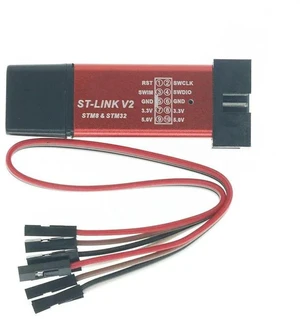 AJMRTC ST-Link V2 Mini Programmer Debugger, STM8 STM32 In-Circuit Simulator Downloader, USB 2.0 SWD SWIM Interface Firmware Upgradable Debug Tool for MCU Development AJMRTC ST-Link V2 Mini Programmer Debugger, STM8 STM32 In-Circuit Simulator Downloader, USB 2.0 SWD SWIM Interface Firmware Upgradable Debug Tool for MCU Development