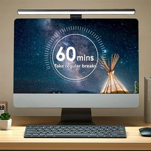AJMRTC 50cm LED Monitor Light Bar, Dimmable Screen Hanging Desk Lamp for PC Computer, Eye-Caring USB Powered Reading Light for Office Study Work, Adjustable Brightness & Color Temperature AJMRTC 50cm LED Monitor Light Bar, Dimmable Screen Hanging Desk Lamp for PC Computer, Eye-Caring USB Powered Reading Light for Office Study Work, Adjustable Brightness & Color Temperature