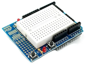 AJMRTC SYB-170 Proto Shield for UNO, Prototype Expansion Board with SYB-170 Mini Breadboard, Soldering Prototype ProtoShield for Arduino UNO Circuit Experiment DIY Projects AJMRTC SYB-170 Proto Shield for UNO, Prototype Expansion Board with SYB-170 Mini Breadboard, Soldering Prototype ProtoShield for Arduino UNO Circuit Experiment DIY Projects