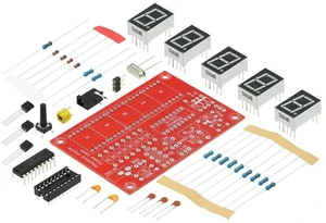AJMRTC DIY RF Frequency Counter Meter Kit, 1Hz to 50MHz Digital Crystal Oscillator Tester with LED Display, Soldering Assembly Kit for Electronic Frequency Measurement Projects AJMRTC DIY RF Frequency Counter Meter Kit, 1Hz to 50MHz Digital Crystal Oscillator Tester with LED Display, Soldering Assembly Kit for Electronic Frequency Measurement Projects