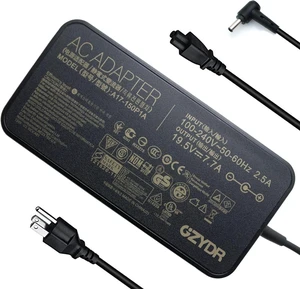 150W Laptop AC Adapter 19.5V 7.7A A17-150P1A Power Charger for Asus Gaming Laptop, 5.5x2.5mm DC Jack (NOT 4.5x3.0mm), Replacement Power Supply Fit GL503G GL503GE GL703G GL703GE FX504GM G53S G73S 150W Laptop AC Adapter 19.5V 7.7A A17-150P1A Power Charger for Asus Gaming Laptop, 5.5x2.5mm DC Jack (NOT 4.5x3.0mm), Replacement Power Supply Fit GL503G GL503GE GL703G GL703GE FX504GM G53S G73S