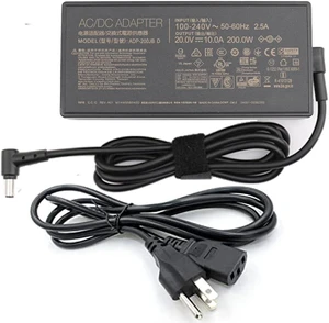 200W AC Adapter Charger 20V 10A ADP-200JB D Replacement Power Supply Compatible with ASUS ROG Zephyrus G15 GA503 GA503QM GA503QS GA503QR Gaming Laptop, 6.0*3.7mm DC Barrel Tip 200W AC Adapter Charger 20V 10A ADP-200JB D Replacement Power Supply Compatible with ASUS ROG Zephyrus G15 GA503 GA503QM GA503QS GA503QR Gaming Laptop, 6.0*3.7mm DC Barrel Tip