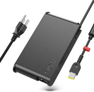 Slim 170W Laptop Charger AC Adapter 20V 8.5A for Lenovo Legion Slim 5 5i, Yoga Pro 9i, ThinkPad P1 P16, IdeaPad Pro 5, LOQ, Replacement ADL170SCC3A 4X20S56697 Notebook Power Supply with Power Cord Slim 170W Laptop Charger AC Adapter 20V 8.5A for Lenovo Legion Slim 5 5i, Yoga Pro 9i, ThinkPad P1 P16, IdeaPad Pro 5, LOQ, Replacement ADL170SCC3A 4X20S56697 Notebook Power Supply with Power Cord