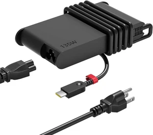 135W USB-C Laptop Charger PD Power Adapter for Lenovo ThinkPad Z16 P16s L16 L15 E16 E15 T16 T15, Yoga Slim Pro 7 9, IdeaPad Pro 5, Replacement USB Type C Notebook Power Supply for Office & Travel 135W USB-C Laptop Charger PD Power Adapter for Lenovo ThinkPad Z16 P16s L16 L15 E16 E15 T16 T15, Yoga Slim Pro 7 9, IdeaPad Pro 5, Replacement USB Type C Notebook Power Supply for Office & Travel