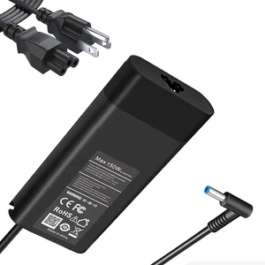 150W Slim Smart Laptop AC Charger Power Adapter for HP ZBook 15 16 17 15u 15v G3-G9, Studio G4 G5 G7 G8 G9, Victus 15 16, OMEN 15 17, Pavilion 15 17, TPN-DA09 TPN-CA11, Spectre Gaming Notebook Replace 150W Slim Smart Laptop AC Charger Power Adapter for HP ZBook 15 16 17 15u 15v G3-G9, Studio G4 G5 G7 G8 G9, Victus 15 16, OMEN 15 17, Pavilion 15 17, TPN-DA09 TPN-CA11, Spectre Gaming Notebook Replace