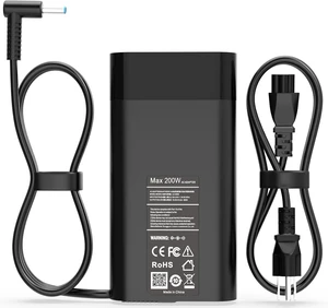 200W 19.5V 10.26A Laptop AC Charger Power Adapter for HP Victus 16 15 15-fb 15-FA 16-e 16-d ZBook Fury 15 17 G7 G8, L00895-003 L00818-850 4SC19AA, 7.4x5.0mm DC Tip 200W 19.5V 10.26A Laptop AC Charger Power Adapter for HP Victus 16 15 15-fb 15-FA 16-e 16-d ZBook Fury 15 17 G7 G8, L00895-003 L00818-850 4SC19AA, 7.4x5.0mm DC Tip