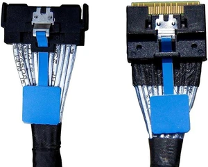 PCIe Gen5 Mini Cooledge IO Double Straight Cable, x8 to x8 74Pin to 74Pin 100CM, Mini Cooledge IO Straight Interconnect Cable, Part Number CBL-MCIO-1270S4T2 for Server High Speed Data Transmission PCIe Gen5 Mini Cooledge IO Double Straight Cable, x8 to x8 74Pin to 74Pin 100CM, Mini Cooledge IO Straight Interconnect Cable, Part Number CBL-MCIO-1270S4T2 for Server High Speed Data Transmission