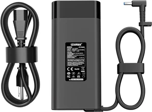200W AC Laptop Charger 19.5V 10.3A Power Supply 4.5x3.0mm Blue Tip for HP Victus OMEN 16 Pavilion Gaming, ZBook Fury Studio, Envy ProBook Notebook Replacement Adapter 200W AC Laptop Charger 19.5V 10.3A Power Supply 4.5x3.0mm Blue Tip for HP Victus OMEN 16 Pavilion Gaming, ZBook Fury Studio, Envy ProBook Notebook Replacement Adapter