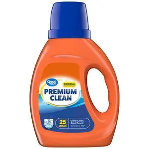 Great Value Premium Clean Original Laundry Detergent 34 fl oz, 25 loads Great Value Premium Clean Original Laundry Detergent 34 fl oz, 25 loads