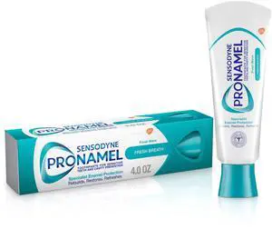 Sensodyne Pronamel Fresh Breath Enamel Toothpaste for Sensitive Teeth and Cavity Protection, Fresh Wave - 4 Oz Sensodyne Pronamel Fresh Breath Enamel Toothpaste for Sensitive Teeth and Cavity Protection, Fresh Wave - 4 Oz