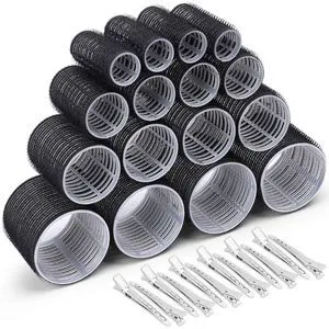 Selizo 28 Pcs Hair Roller Set, Includes 16Pcs Self-Grip Hair Rollers in 4 Sizes and 12Pcs Hair Clips for Long, Medium, Short Hair Volume Selizo 28 Pcs Hair Roller Set, Includes 16Pcs Self-Grip Hair Rollers in 4 Sizes and 12Pcs Hair Clips for Long, Medium, Short Hair Volume