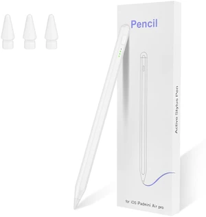 Stylus Pen for iPad (2018-2025) - 2X Fast Charge Compatible with Apple Pencil Pro 13"/12.9"/11"/M4, iPad 11/10/9/8/7/6/th Gen, Air 7/6/5/4/3/M3/M2, Mini 7/6/5th, White Stylus Pen for iPad (2018-2025) - 2X Fast Charge Compatible with Apple Pencil Pro 13"/12.9"/11"/M4, iPad 11/10/9/8/7/6/th Gen, Air 7/6/5/4/3/M3/M2, Mini 7/6/5th, White