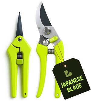 2-Pack Stainless Steel Gardening Scissors, Pruning Shears and Clippers 2-Pack Stainless Steel Gardening Scissors, Pruning Shears and Clippers