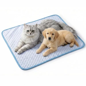 Cooling Mat Gel Free Ice Silk Self Cooling for Dog, Cat, Small Pets Cooling Mat Gel Free Ice Silk Self Cooling for Dog, Cat, Small Pets