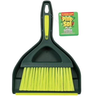 Pine-Sol Mini Dustpan and Brush Set | Nesting Snap-On Design | Portable, Compact Dust Pan and Hand Broom for Cleaning, Green Pine-Sol Mini Dustpan and Brush Set | Nesting Snap-On Design | Portable, Compact Dust Pan and Hand Broom for Cleaning, Green