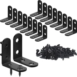 FATLODA 18PCS L Bracket Corner Brace, Stainless Steel FATLODA 18PCS L Bracket Corner Brace, Stainless Steel