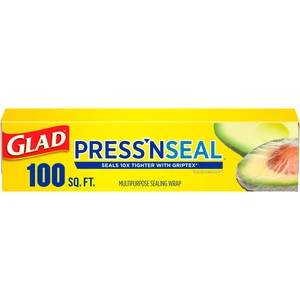 Glad Press'N Seal Multipurpose Sealing Food Wrap, 100sq ft Roll Glad Press'N Seal Multipurpose Sealing Food Wrap, 100sq ft Roll