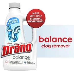 Drano Balance Drain Cleaner and Clog Remover, 32 oz, 1 Count Drano Balance Drain Cleaner and Clog Remover, 32 oz, 1 Count