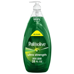 Palmolive Ultra Strength 28 fl oz Liquid Dish Soap, Grease Cutting, EZ-Pump EZ-Clean Bottle Palmolive Ultra Strength 28 fl oz Liquid Dish Soap, Grease Cutting, EZ-Pump EZ-Clean Bottle