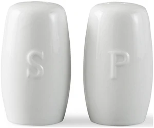 Better Homes & Gardens White Porcelain Embossed Salt & Pepper Shaker Set Better Homes & Gardens White Porcelain Embossed Salt & Pepper Shaker Set