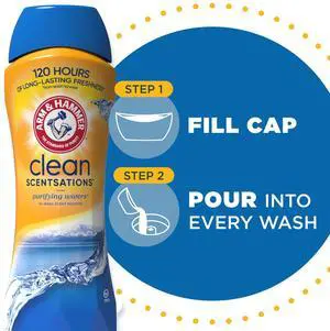 ARM & HAMMER Clean Scentsations In-Wash Scent Booster, Laundry Scent Booster Purifying Waters scent, 24 Oz ARM & HAMMER Clean Scentsations In-Wash Scent Booster, Laundry Scent Booster Purifying Waters scent, 24 Oz
