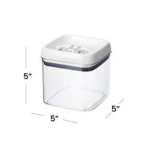 Better Homes & Gardens Canister - 4.5 Cup Flip-Tite® Square Food Storage Container, Designed to Help with Pantry Organization and Food Storage Better Homes & Gardens Canister - 4.5 Cup Flip-Tite® Square Food Storage Container, Designed to Help with Pantry Organization and Food Storage