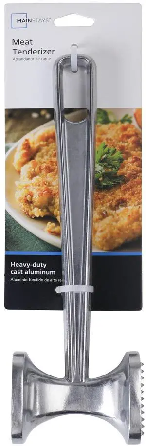 Mainstays Meat Tenderizer,Aluminium Heavy Duty Mallet Kitchen Tool for Chicken Pounder, Steak Pork Mainstays Meat Tenderizer,Aluminium Heavy Duty Mallet Kitchen Tool for Chicken Pounder, Steak Pork
