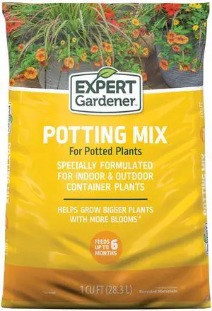 Expert Gardener Potting Mix for Potted Plants, 1 Cu. Ft., Indoor and Outdoor Soil Expert Gardener Potting Mix for Potted Plants, 1 Cu. Ft., Indoor and Outdoor Soil