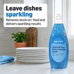 Amazon Basics Dish Soap, Fresh Scent, 50 fl oz, Pack of 1, Packaging May Vary Amazon Basics Dish Soap, Fresh Scent, 50 fl oz, Pack of 1, Packaging May Vary