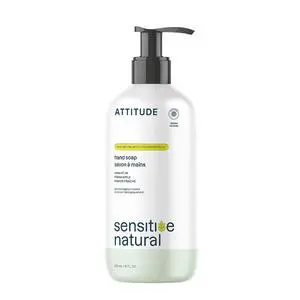ATTITUDE Hand Soap for Sensitive Skin with Oat, Fresh Apple Scent, EWG Verified, Dermatologically Tested, Vegan, 16 Fl Oz ATTITUDE Hand Soap for Sensitive Skin with Oat, Fresh Apple Scent, EWG Verified, Dermatologically Tested, Vegan, 16 Fl Oz