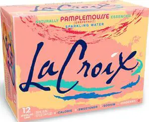 La Croix Sparkling Water Grapefruit, 12 Fl Oz, Pack of 12 La Croix Sparkling Water Grapefruit, 12 Fl Oz, Pack of 12