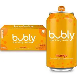 Bubly Sparkling Water, Mango, 12 Fl Oz Cans (8 Pack) Bubly Sparkling Water, Mango, 12 Fl Oz Cans (8 Pack)