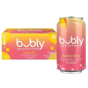 Bubly Sparkling Water, Bellini Bliss, 12Fl Oz (8Pack) Bubly Sparkling Water, Bellini Bliss, 12Fl Oz (8Pack)