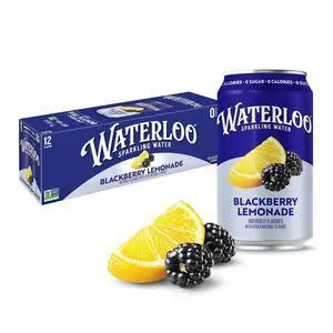 Waterloo Sparkling Water Blackberry Lemonade 12 Fl Oz Cans (Pack of 12) Waterloo Sparkling Water Blackberry Lemonade 12 Fl Oz Cans (Pack of 12)