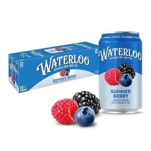 Waterloo Sparkling Water Summer Berry 12 Fl Oz Cans (Pack of 12) Waterloo Sparkling Water Summer Berry 12 Fl Oz Cans (Pack of 12)