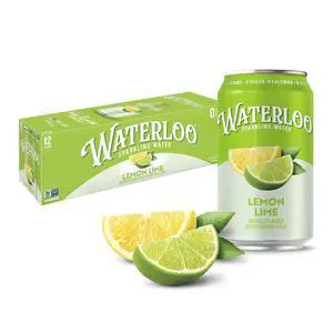 Waterloo Sparkling Water, Lemon-Lime, 12Fl Oz Cans (Pack of 12) Waterloo Sparkling Water, Lemon-Lime, 12Fl Oz Cans (Pack of 12)