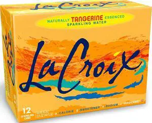 La Croix Sparkling Water Tangerine 12Fl Oz Pack of 12 La Croix Sparkling Water Tangerine 12Fl Oz Pack of 12