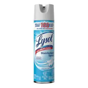 Lysol Disinfectant Spray, 19Fl Oz, Crisp Linen, Antibacterial Multi-Purpose Room & Upholstery Deodorizer Lysol Disinfectant Spray, 19Fl Oz, Crisp Linen, Antibacterial Multi-Purpose Room & Upholstery Deodorizer