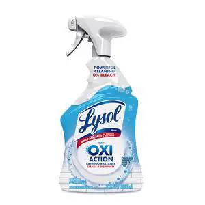 Lysol OXI Action Disinfectant Bathroom Cleaner Spray, 32 oz Lysol OXI Action Disinfectant Bathroom Cleaner Spray, 32 oz