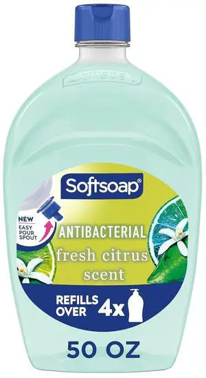 Softsoap Antibacterial Hand Soap Refill, Fresh Citrus Scent, 50 fl oz Softsoap Antibacterial Hand Soap Refill, Fresh Citrus Scent, 50 fl oz