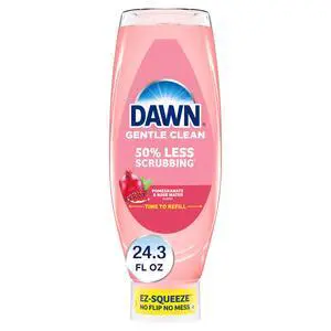 Dawn Gentle Clean EZ-Squeeze Dishwashing Liquid, Pomegranate and Rose Water Scent, 24.3fl oz Dawn Gentle Clean EZ-Squeeze Dishwashing Liquid, Pomegranate and Rose Water Scent, 24.3fl oz