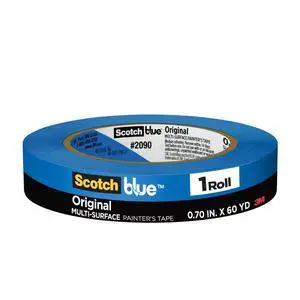 ScotchBlue Original Multi-Surface Painter's Tape, 0.70in x 60yd, 1 Roll, Blue ScotchBlue Original Multi-Surface Painter's Tape, 0.70in x 60yd, 1 Roll, Blue