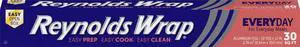 Reynolds Wrap Everyday Strength Aluminum Foil Roll, 12Inch Wide, 30sqft Reynolds Wrap Everyday Strength Aluminum Foil Roll, 12Inch Wide, 30sqft