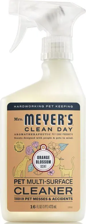 MRS. MEYER'S CLEAN DAY Pet Multi-Surface Cleaner, Orange Blossom, 16fl oz MRS. MEYER'S CLEAN DAY Pet Multi-Surface Cleaner, Orange Blossom, 16fl oz