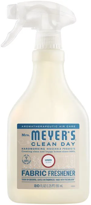 Mrs. Meyer's Clean Day Fabric Freshener, 20oz Bottle, Linen Scent Mrs. Meyer's Clean Day Fabric Freshener, 20oz Bottle, Linen Scent