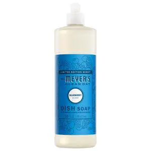 Mrs. Meyer's Clean Day Liquid Dish Soap, Blueberry Scent, 16 Fl Oz Bottle Mrs. Meyer's Clean Day Liquid Dish Soap, Blueberry Scent, 16 Fl Oz Bottle