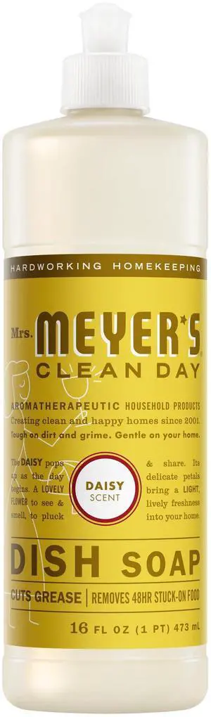 Mrs. Meyer's Clean Day Liquid Dish Soap, Daisy, 16 fl. oz Mrs. Meyer's Clean Day Liquid Dish Soap, Daisy, 16 fl. oz