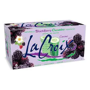 La Croix Sparkling Water, Blackberry Cucumber, 8-Pack, Zero Sugar, Calories & Sodium La Croix Sparkling Water, Blackberry Cucumber, 8-Pack, Zero Sugar, Calories & Sodium