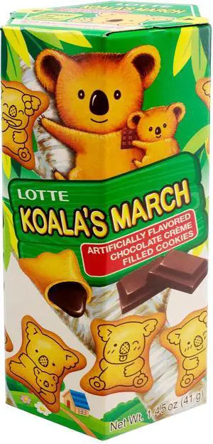 Lotte Koala's March Cookie with Chocolate Cream, 1.45oz Lotte Koala's March Cookie with Chocolate Cream, 1.45oz